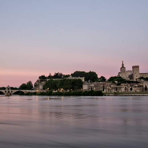 Explore the beautiful city of Avignon, just an hour away