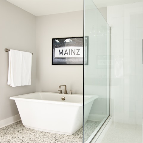 Soak away aches and pains in your deep bath tub