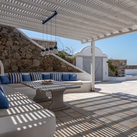 Seek out some shade when the midday sun gets too much