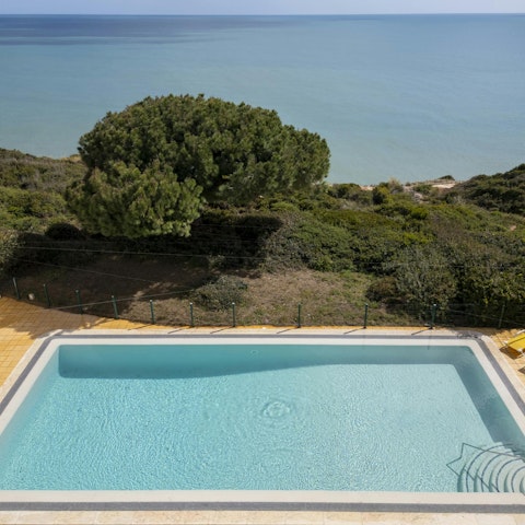 Cool off with a dip in the shared pool
