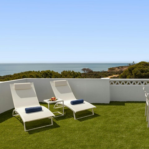 Soak up the sun on the rooftop terrace