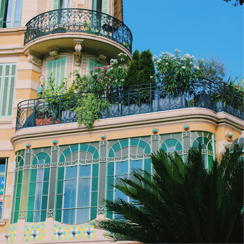 Explore the glamorous city of Cannes, 6.5 miles away