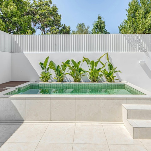 Cool off with a refreshing dip in the private plunge pool