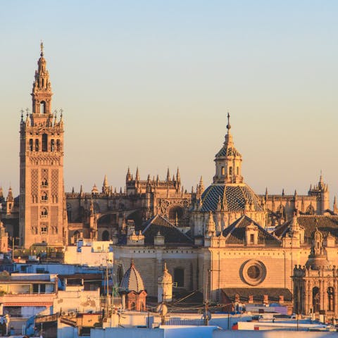 Visit Seville Cathedral, 1.1 kilometres away