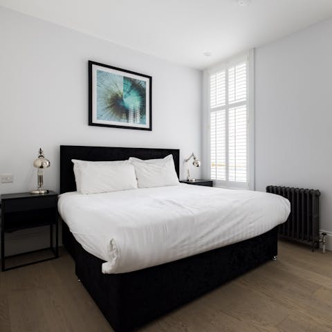 Wake up feeling refreshed and well-rested in your comfortable bed