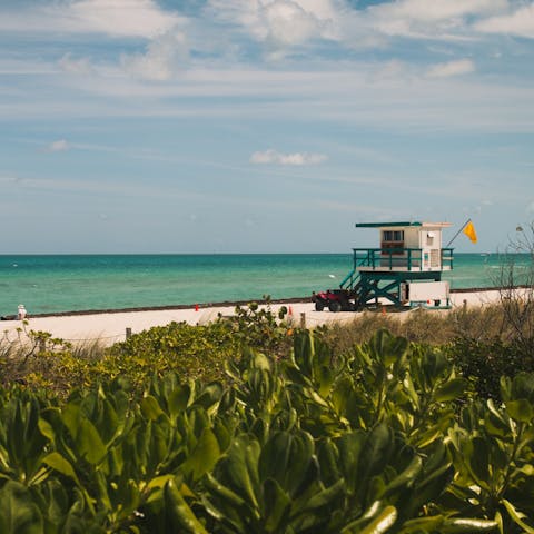 Pack your bikini and head to one of Miami's beaches