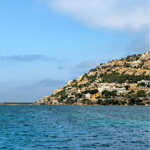 Spend an afternoon in Port d´Andratx – a fourteen–minute drive away