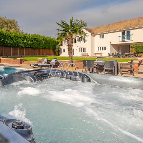 Get the hot tub bubbling for a blissful soak