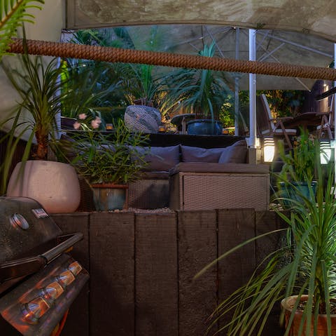 Cook up a storm on the barbecue, after a day on the beach