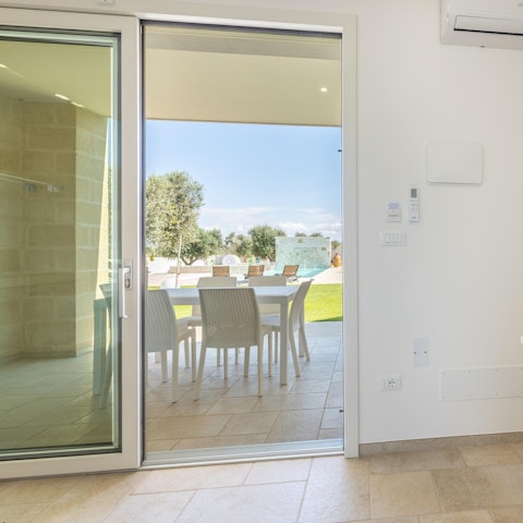 Enjoy a alfresco charcuterie board on the terrace