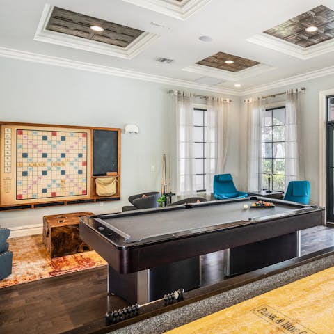 Get competitive in the community lounge