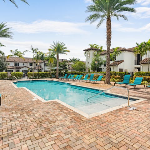 Make a splash in one of the outdoor pools