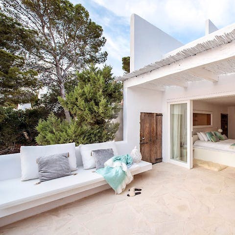 Indulge in a sundowner outside on the terrace