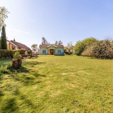 Spend leisurely afternoons in the garden