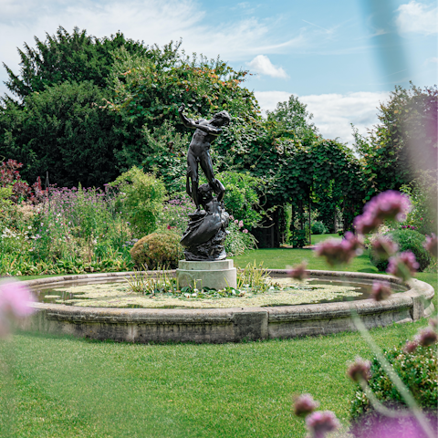 Enjoy a wander around Regent's Park, a fifteen-minute walk away