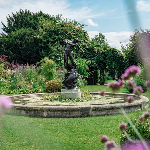 Enjoy a wander around Regent's Park, a fifteen-minute walk away