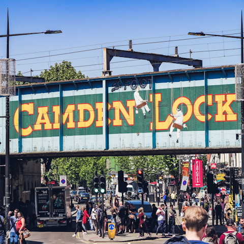 Check out Camden's independent shops, right on the doorstep