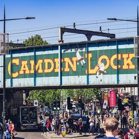 Check out Camden's independent shops, right on the doorstep