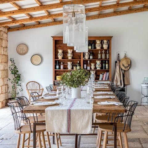 Treat your group to a meal prepared by a chef