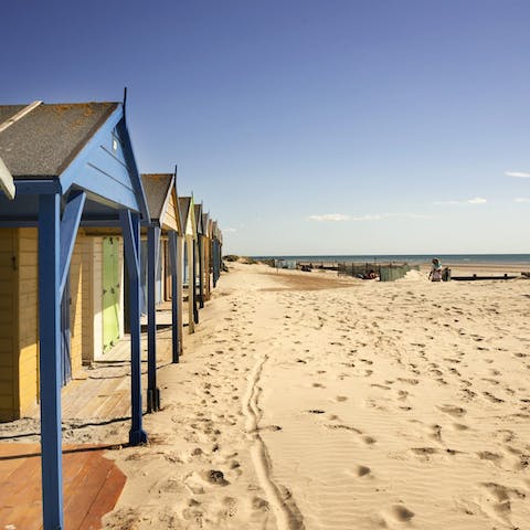 Enjoy the ultimate surfer's retreat just steps from East Wittering beach