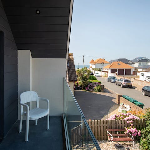 Wake up and step onto the balcony to breathe in the fresh sea air