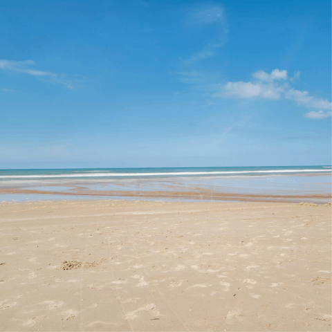 Stroll along the shore at Sarasota Beach, moments from the doorstep