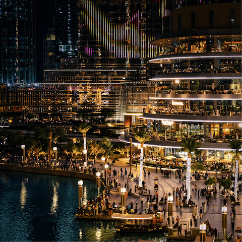 Hit the shops at Dubai Mall, just a short drive away