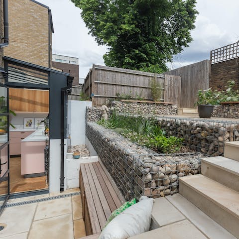 Step out to your private, levelled garden with a G&T in hand