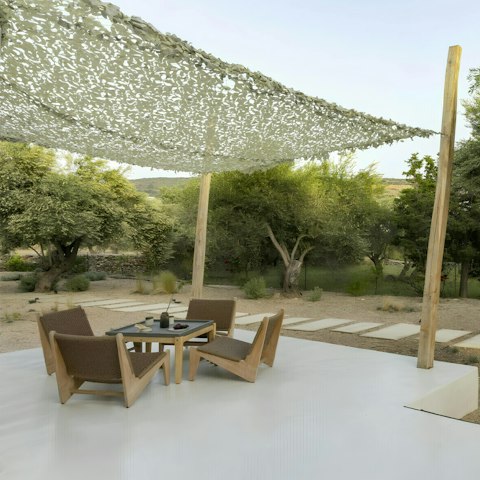 Savour magical evening drinks on the terrace