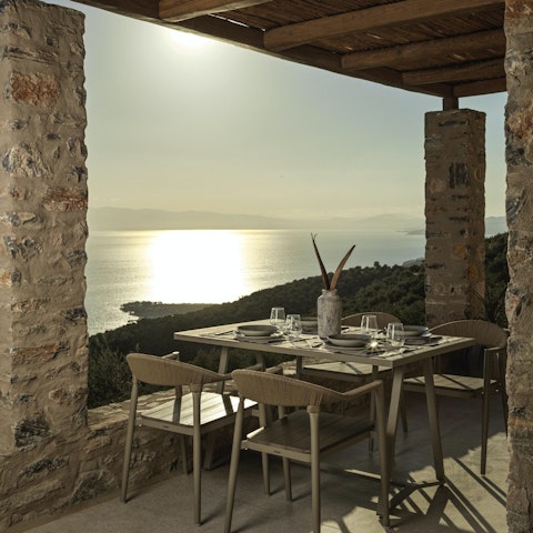 Relax on your private balcony with the view of the sea