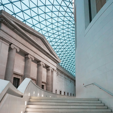 Stroll ten minutes to the British Museum for an arty afternoon