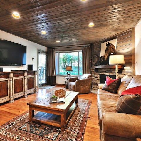 Crash out to family movie nights in the large lounge