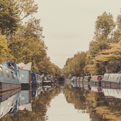 Begin your stay with a stroll along the canals of Little Venice