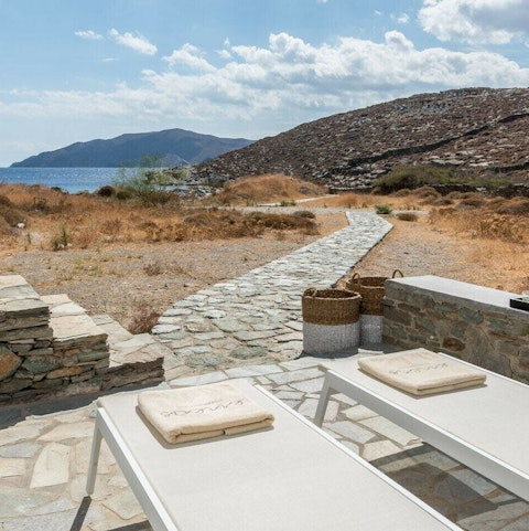 Soak up the sun while you lay on the lounger