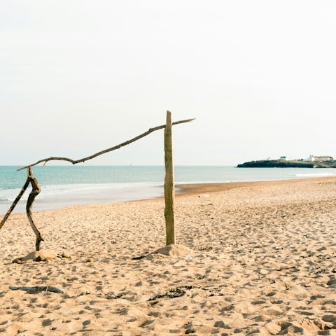 Spend a day on Whitley Bay, only 200 metres from the door