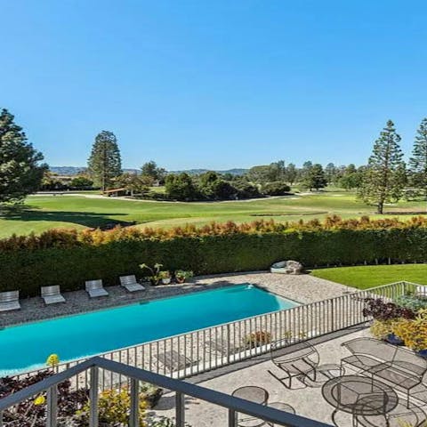 Find peace and relaxation while lounging by the pool