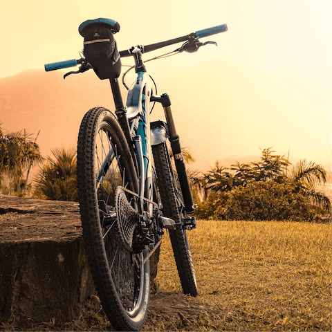 Go for a bike ride around Palm Springs with the bicycles provided