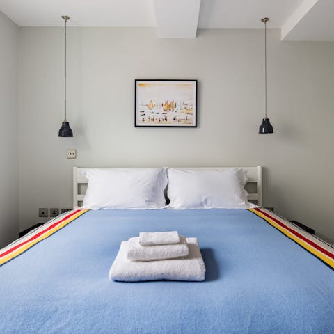 Sink into your comfortable beds for a restful night's sleep after a day of London sightseeing