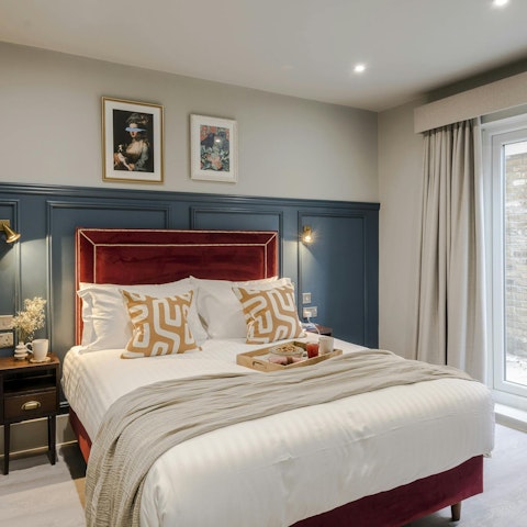 Unwind in one of the stylish bedrooms
