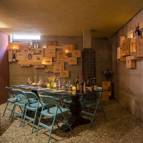 Book a private tasting in the wine cellar