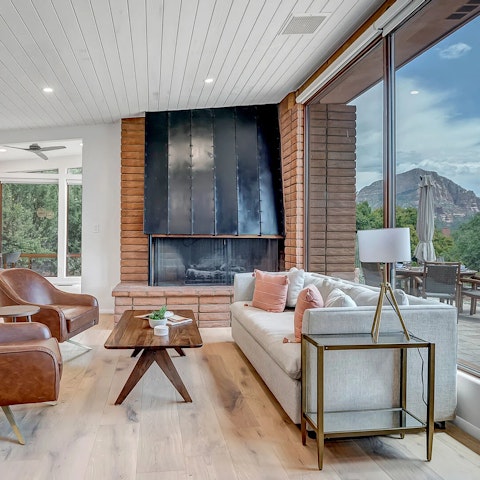 Light the fire when the evening chill sets in