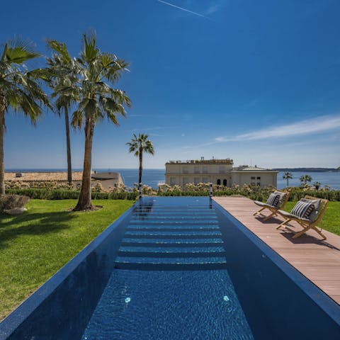 Wake up and dive straight into the pool