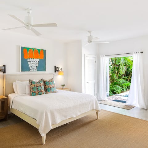 Spend the night comforted by the Key West breeze