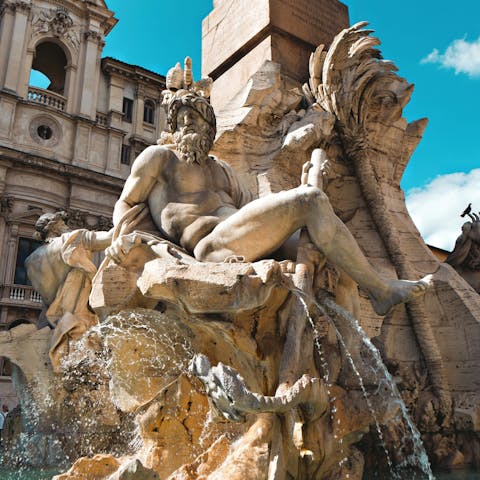 Take a short stroll to see Piazza Navona