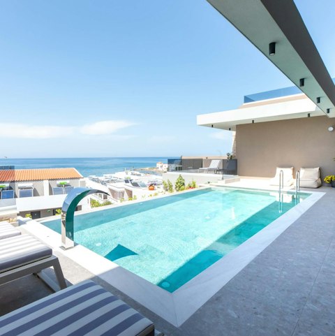 Cool off with a refreshing dip in the swimming pool