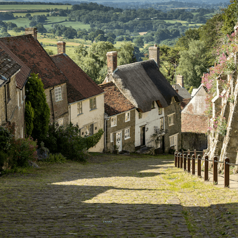 Explore the picturesque town of Shaftesbury
