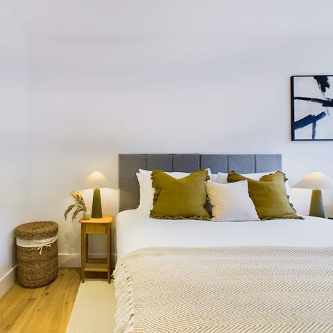 Get a good night's sleep in the comfortable bedrooms