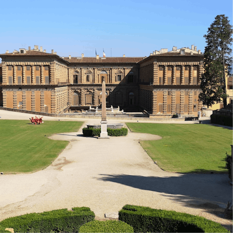 Explore the Renaissance grandeur of Pitti Palace – it's a short walk away