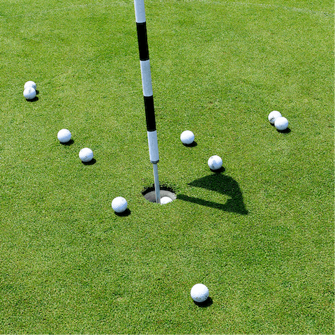 Tee off from Marbella Golf and Country Club, just two kilometres away