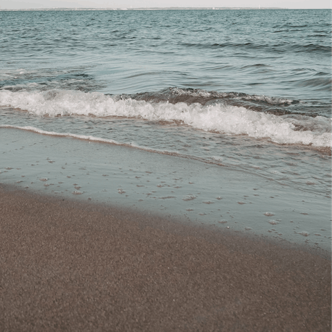 Visit Makry Gialos beach, 1.5 kilometres from this home